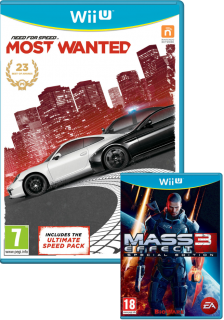 Диск Need for Speed Most Wanted 2012 + Mass Effect 3 - Special Edition [Wii U]
