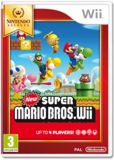 Диск New Super Mario Bros. Nintendo Selects (Б/У) [Wii]