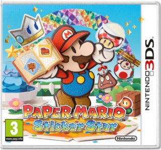 Диск Paper Mario: Sticker Star (Б/У) [3DS]