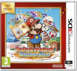 Диск Paper Mario: Sticker Star [Nintendo Selects] [3DS]