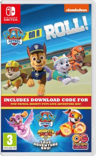 Диск Paw Patrol: On A Roll! & Paw Patrol Mighty Pups: Save Adventure Bay! [NSwitch]