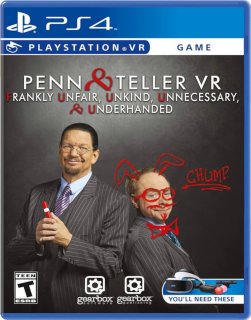 Диск Penn and Teller VR: F U, U, U, & U (US) [PSVR]