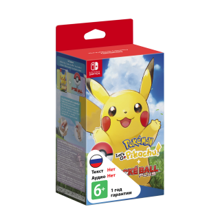 Диск Pokemon: Let's Go, Pikachu! + Poke Ball Plus Pack [NSwitch]