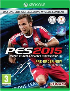 Диск Pro Evolution Soccer 2015 - Day One Edition [Xbox One]