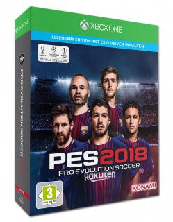 Диск Pro Evolution Soccer 2018 [Xbox One] Legendary Edition
