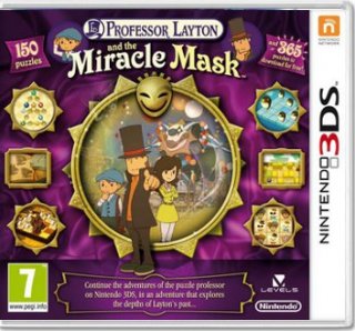 Диск Professor Layton and the Miracle Mask (Б/У) [3DS]