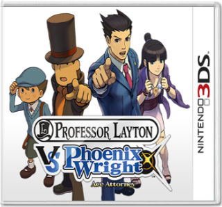 Диск Professor Layton vs. Phoenix Wright: Ace Attorney (Б/У) [3DS]