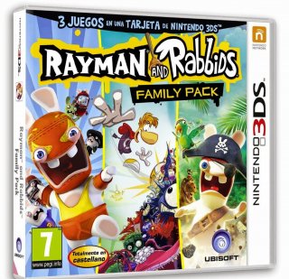 Диск Rayman and Rabbids Family Pack (Б/У) [3DS]