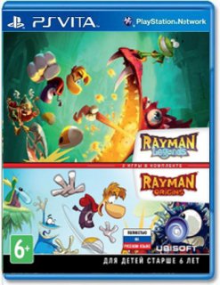 Диск Комплект игр Rayman Origins + Rayman Legends [PS Vita]