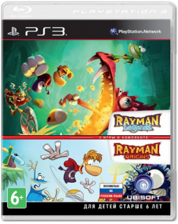 Диск Rayman Origins + Rayman Legends (Б/У) [PS3]