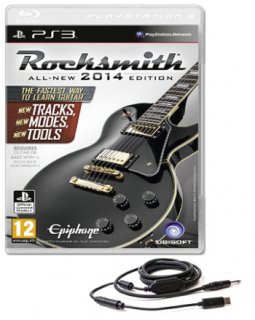 Диск Rocksmith 2014 + Real Tone кабель (Б/У) [PS3]