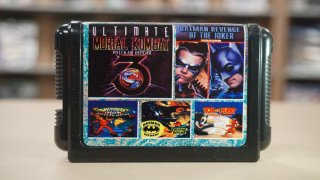 Диск Игрa 16bit Сборник (5в1) Batman Returns, Joker, Tom & Jerry , MK3 Ult, Double Dragon