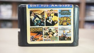 Диск Игрa Sega Сборник (6в1) Doom,Turtles, Taz-Mania, Resistance, TaleSpin, Contra