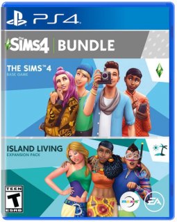 Диск The Sims 4 + Island Living Bundle (US) (Б/У) [PS4]