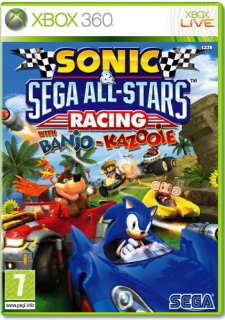 Диск Sonic & SEGA All-Stars Racing (Б/У) [X360]