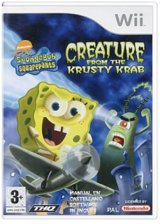 Диск SpongeBob SquarePants: Creature from the Krusty Krab (Б/У) [Wii]