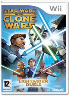 Диск Star Wars The Clone Wars: Lightsaber Duels (Б/У) [Wii]