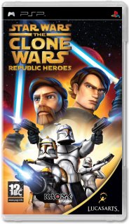 Диск Star Wars: The Clone Wars – Republic Heroes (Б/У) [PSP]