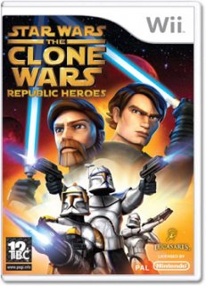 Диск Star Wars: The Clone Wars – Republic Heroes (Б/У) (не оригинальная полиграфия) [Wii]