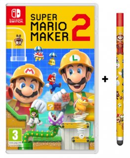 Диск Super Mario Maker 2 + стилус (Б/У) [NSwitch]
