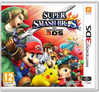 Диск Super Smash Bros (Б/У) [3DS] (без коробки)