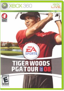 Диск Tiger Woods PGA Tour 08 (Б/У) [X360]