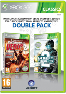 Диск Tom Clancy's Rainbow Six Vegas 2 & Tom Clancy's Ghost Recon: Advanced Warfighter 2 (Double Pack) [X360]