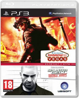 Диск Tom Clancy's Splinter Cell Double Agent & Tom Clancy's Rainbow Six Vegas Double Pack (Б/У) [PS3]