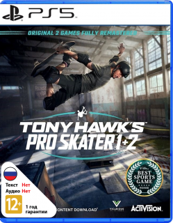 Диск Tony Hawk's Pro Skater 1 + 2 [PS5]