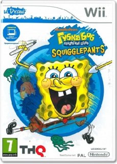 Диск uDraw Губка Боб Квадратные штаны (SpongeBob Squigglepants) [Wii]
