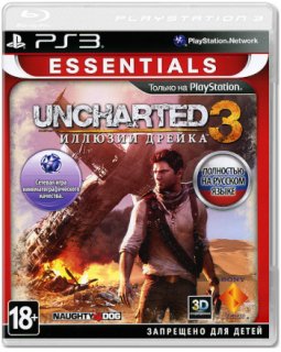 Диск Uncharted 3: Иллюзии Дрейка [Essentials] (Б/У) (без обложки) [PS3]
