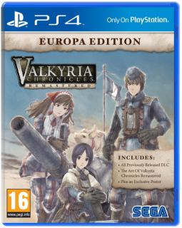 Диск Valkyria Chronicles Remastered. Europa Edition (Б/У) [PS4]