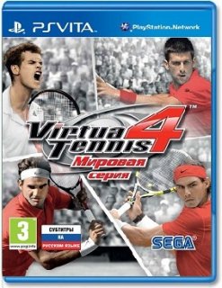 Диск Virtua Tennis 4: Мировая серия (Б/У) [PS Vita]
