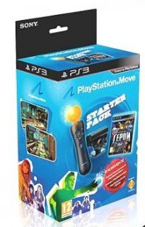 Диск PS Move: Starter Pack (Камера PS Eye + Контроллер движений PS Move + игра Герои PlayStation Move)