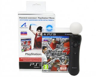 Диск Virtua Tennis 4 + Sony Move Motion Controller (Контроллер движений) [PS3]