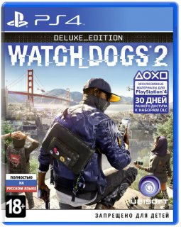 Диск Watch Dogs 2 - Deluxe Edition [PS4]