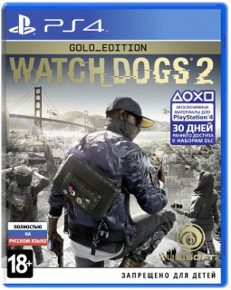 Диск Watch Dogs 2 - Gold Edition [PS4]