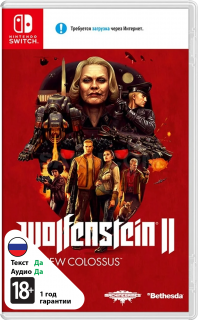 Диск Wolfenstein II: The New Colossus (Б/У) [NSwitch]