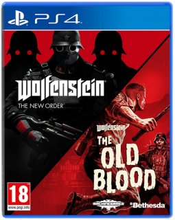 Диск Wolfenstein: The New Order + The Old Blood - Double Pack (Б/У) [PS4]