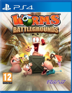 Диск Worms Battlegrounds (Б/У) [PS4]