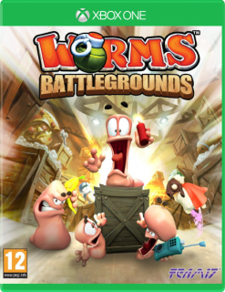 Диск Worms Battlegrounds (Б/У) [Xbox One]