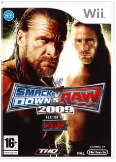 Диск WWE SmackDown vs. RAW 2009 [Wii]