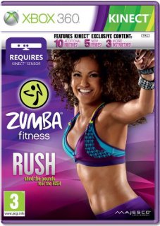 Диск Zumba Fitness Rush (Б/У) [X360, Kinect]