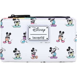 Диск Кошелек Funko LF: Disney: Mickey Mouse Pastel Aop Poses Wallet