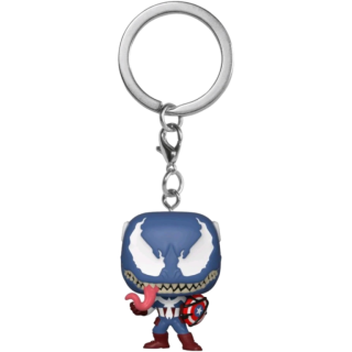 Диск Брелок Funko Pocket POP! Keychain: Marvel Venom: Venomized Captain America