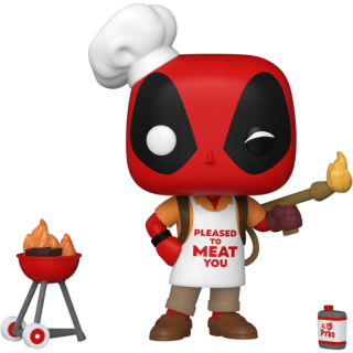 Диск Фигурка Funko POP! Bobble: Marvel: Backyard Griller Deadpool #774