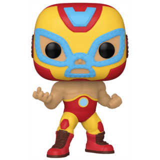 Диск Фигурка Funko POP! Bobble: Marvel: Luchadores: El Heroe Invicto (Iron-Man) #709