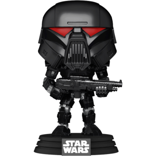 Диск Фигурка Funko POP! Bobble: Star Wars: Mandalorian: Dark Trooper #466