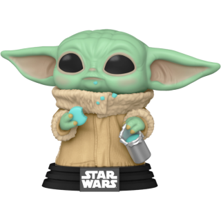 Диск Фигурка Funko POP! Bobble: Star Wars: Mandalorian: Grogu with Cookies #465