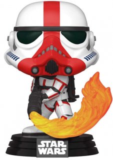 Диск Фигурка Funko POP! Bobble: Star Wars: Mandalorian: Incinerator Stormtrooper #350
